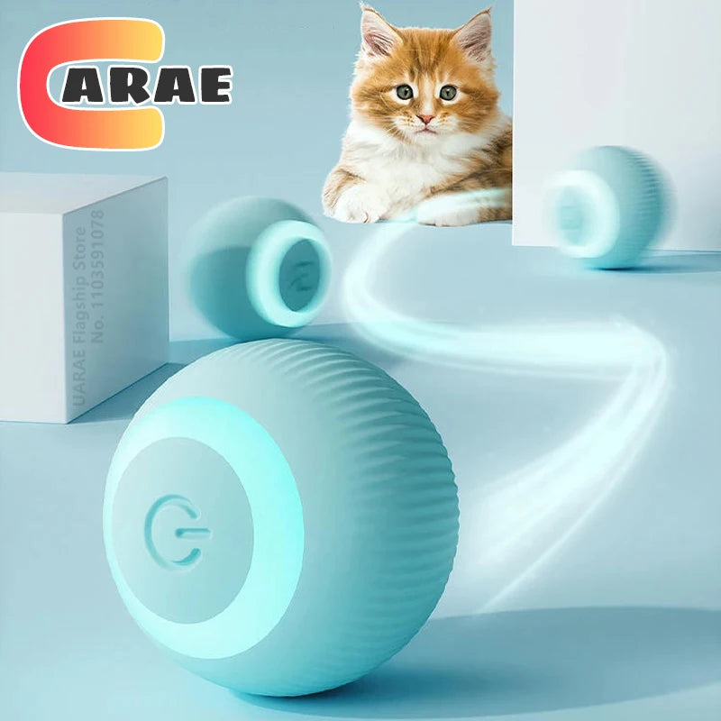 Cat Interactive Ball Electric Automatic Rolling Ball Smart Toys for Cats Smart Cat Toy Rotating Ball Cat Game Accessories