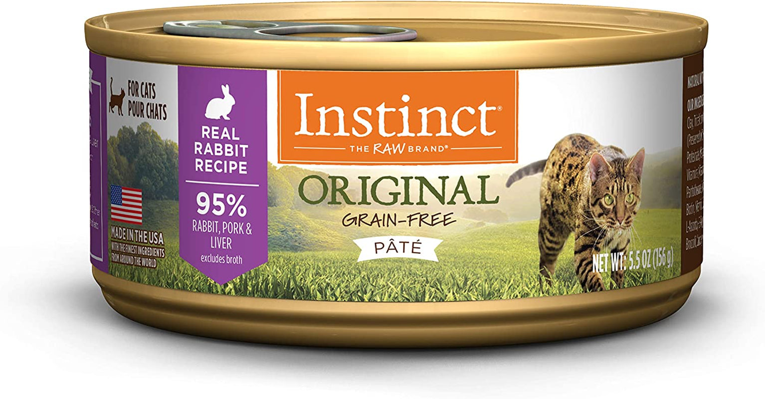 Grain Free Wet Cat Food Pate, Original Recipe Natural Canned Cat Food